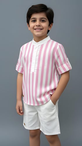 شورت ولادي ابيض 4155-