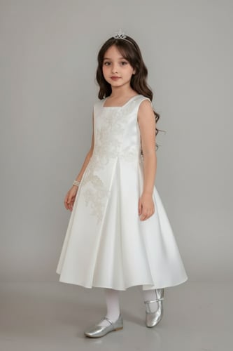 فستان سهرات سكري مطرز S01165