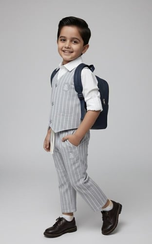 بنطلون ولادي مقلم 4172-