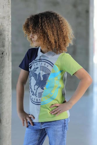 تي شيرت ولادي متعدد الالوان 2845