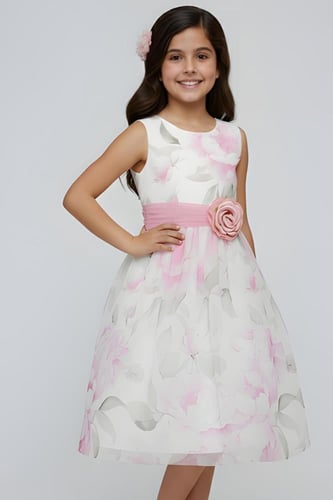 فستان ابيض مورد 7273