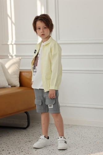 شورت رصاصي 4117-