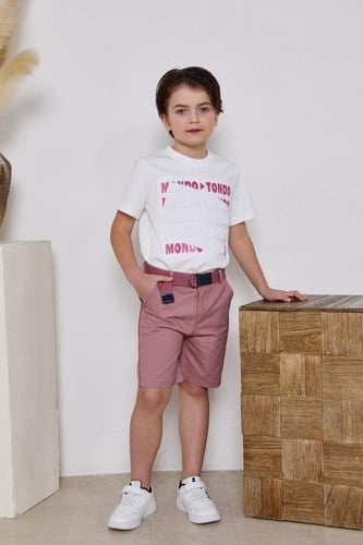 تيشيرت ابيض بكتابه بارزه 4139