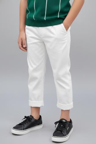 بنطلون ولادي ابيض كاجول 4187-