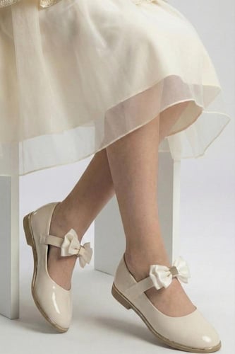 شوز بناتي للمناسبات والأعياد لامع S-030