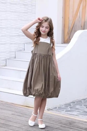 شيال بناتي بني مع بدي ابيض 7211