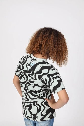 تي شيرت أطفال زيبرا كتابة على الصدر 2677