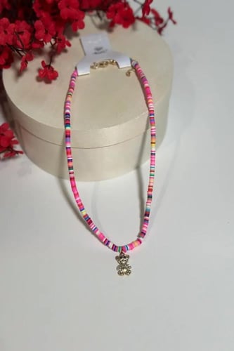 اكسسوار بناتي سلسال خرز ملون 5127