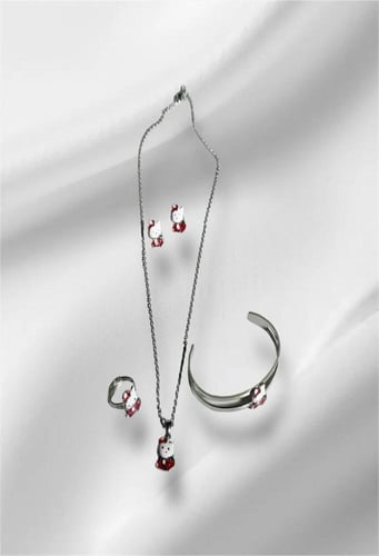 طقم بناتي مكون من 4 قطع 4000-1