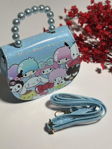 شنطه بناتي بخمسة الوان ورسوم كرتونية mk-3065-4