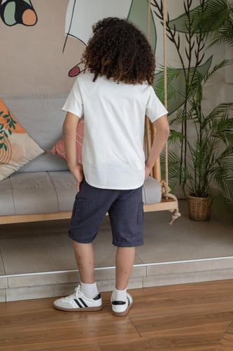 قميص ولادي ابيض كاجول 4149