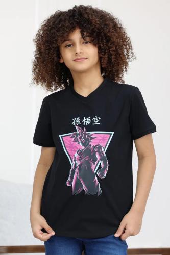 تيشيرت ولادي اسود بلاك غوكو 130508