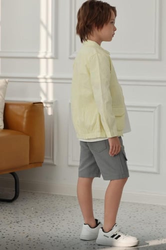 شورت رصاصي 4117-