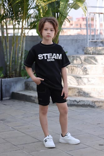 شورت اطفال اسود 4027