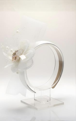 طوق شعر ورد بناتي راقي H-2-637