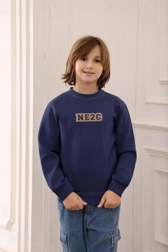 بلوفر اطفال شتوي بنفسجي 3023