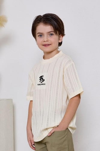 تيشيرت ولادي سكري انيق 4005