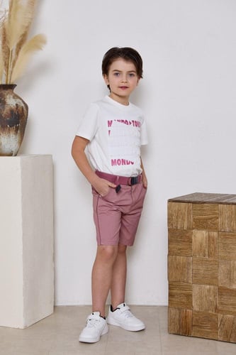 شورت ولادي وردي 4139