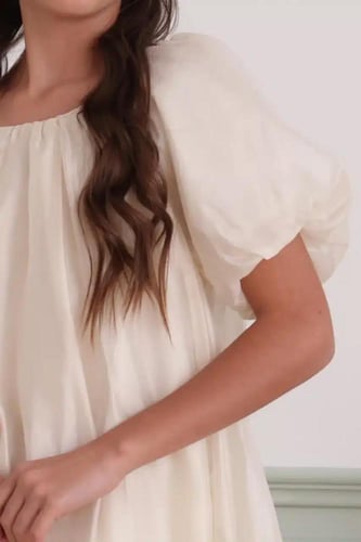 فستان بناتي بيج ناعم نص كم 7132