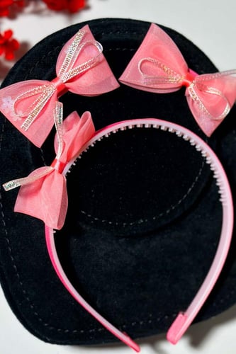 طوق شعر بناتي شكل طفولي ناعم SAS-2010/1-5