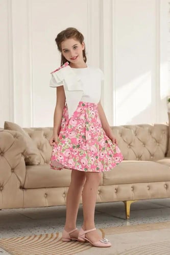 تنورة بناتي مورده كاجول 7109