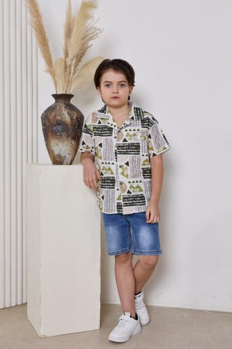 قميص ولادي بالرسومات 4017