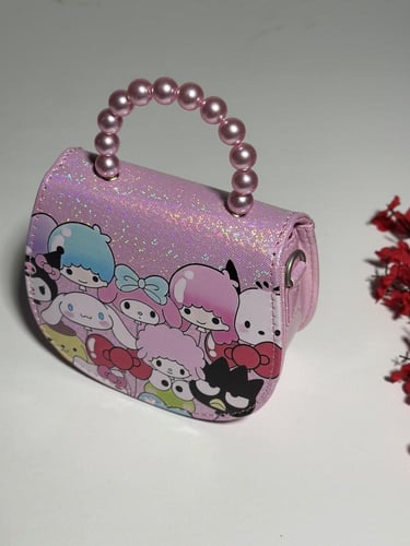 شنطه بناتي بخمسة الوان ورسوم كرتونية mk-3065-4