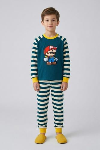 بيجاما أطفال برسمة ماريو 122486