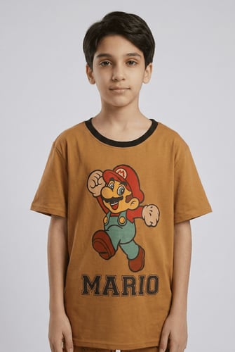 بجامة ولادي بشكل ماريو 122471