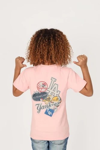 تي شيرت أطفال زهري صورة من الطهر 2641