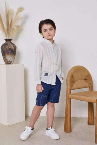 شورت ولادي كحلي أنيق 4133