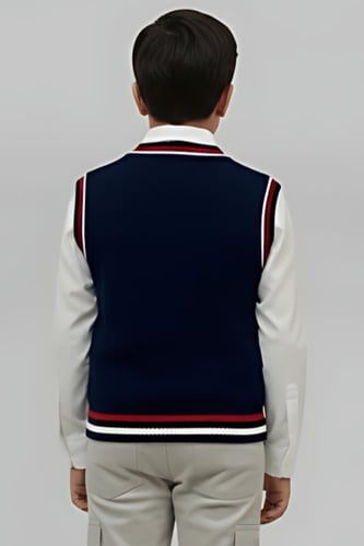 قميص داخلي مع سترة صوف 4196