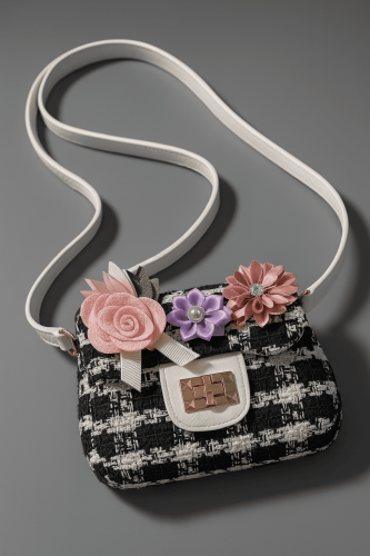 شنطه بناتي مزينة بورد متوسطه الحجم mk-1891-6