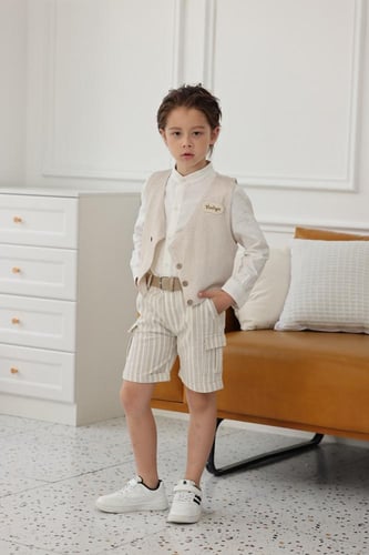 شورت بيج مخطط 4108