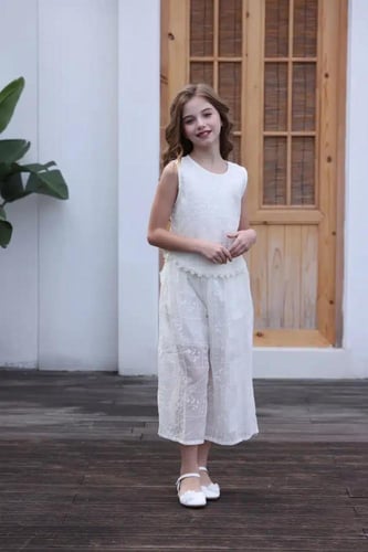 بلوزة بناتي سكري قصير 7213