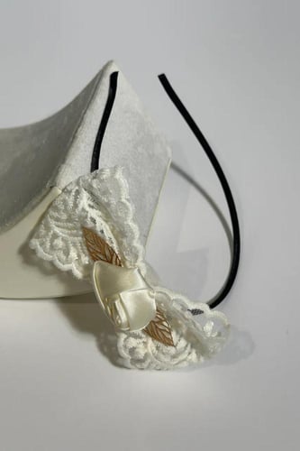 اكسسوار طوق شعر بناتي ورد T517