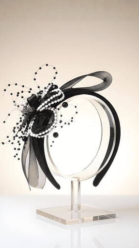 طوق شعر ورد بناتي راقي H-2-637