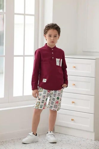 قميص ولادي عودي كاجول 4101