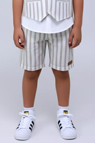 شورت أولادي مخطط 4175