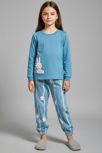 بجامه بناتي بشكل ارنب جميل 512771