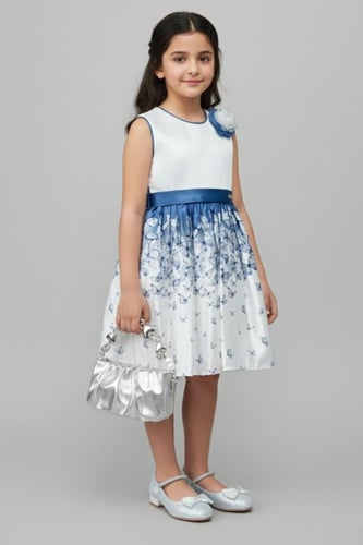 شنطة بناتية فضية بتصميم فاخر ولمسة لؤلؤية B008