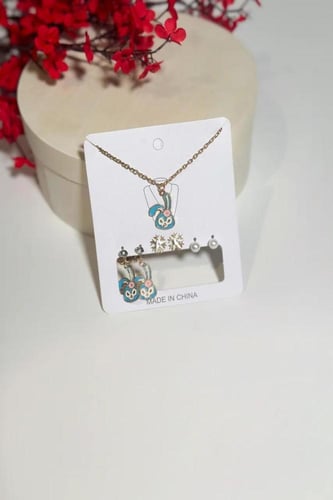 سلس مع حلق بناتي شكل ارنب S803