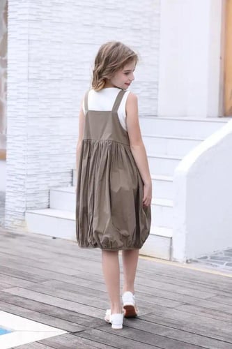 شيال بناتي بني مع بدي ابيض 7211