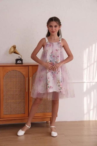 فستان بناتي علاقي كاجول 7050