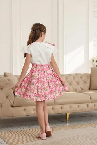 تنورة بناتي مورده كاجول 7109