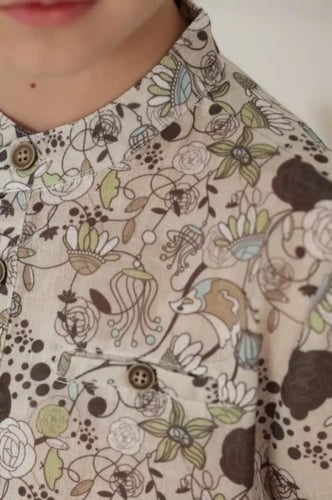 قميص ولادي مشجر 4112