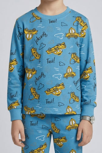 بيجاما أطفال بطبعة سيارات 122739