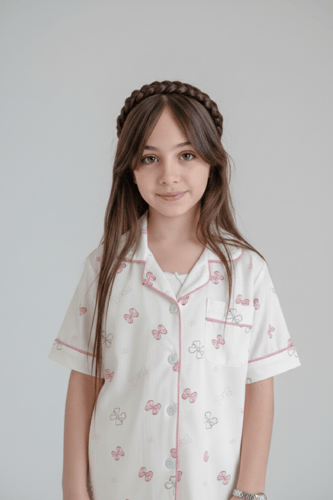 بيجاما بناتي على شكل فيونكات 542079