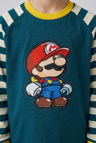 بيجاما أطفال برسمة ماريو 122486