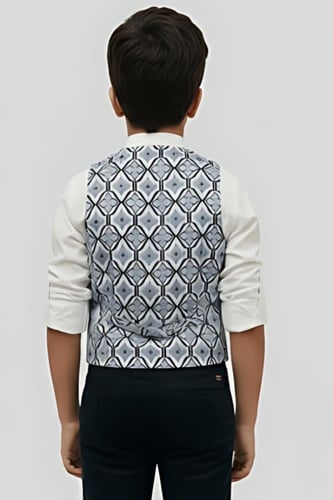 قميص مع سديري ولادي أنيق 4183